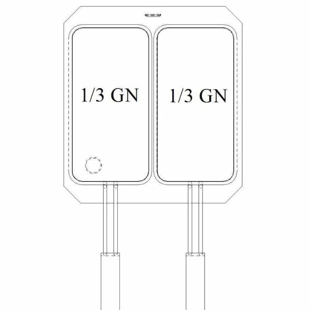 Комплект из двух корзин для макароноварки Veroterm GN 1/3