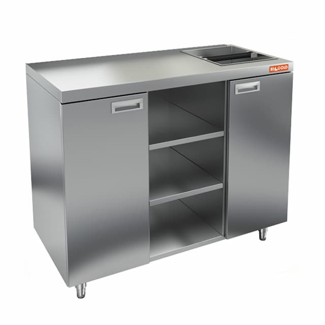 Стол для кофемашин с отверстием Hicold НБМКМО-12/5